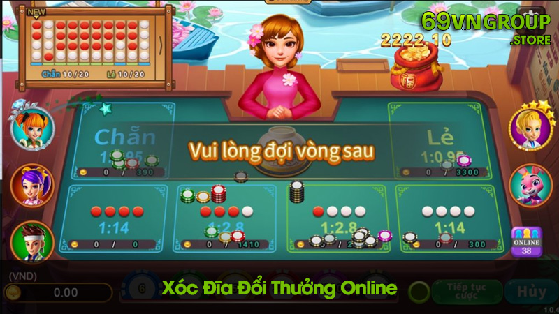 Xóc đĩa đổi thưởng online