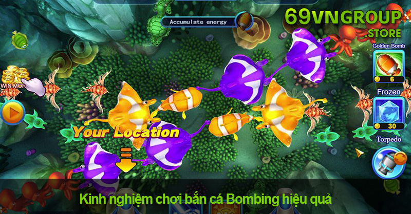 Kinh nghiệm chơi bắn cá Bombing của cao thủ 69VN